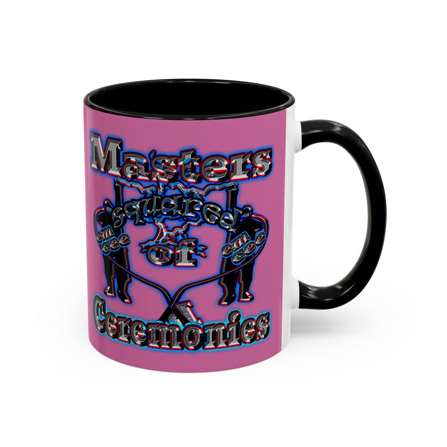 em cee squared - Accent Mug (light pink)