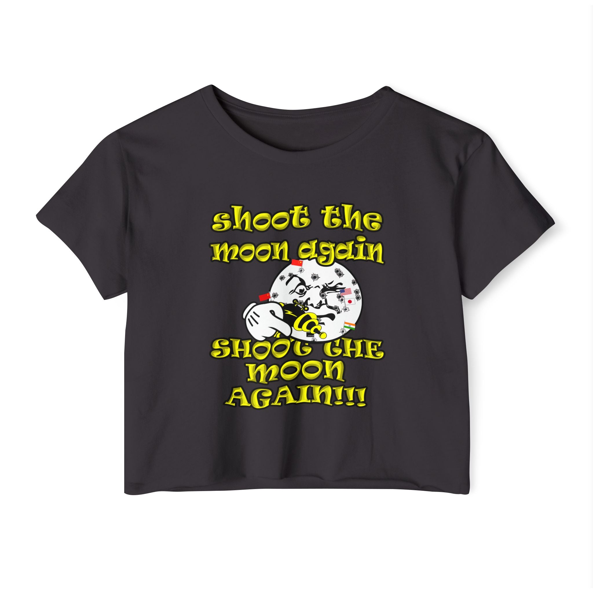 shoot the moon again - Women's Festival Crop Top