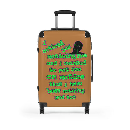 noticed you noticing - Suitcase (light brown)