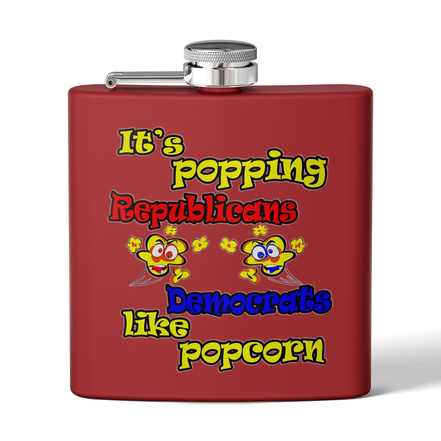 popping like popcorn - Stainless Steel Flask