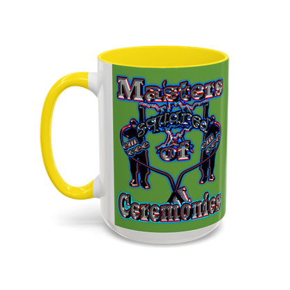 em cee squared - Accent Mug (green)
