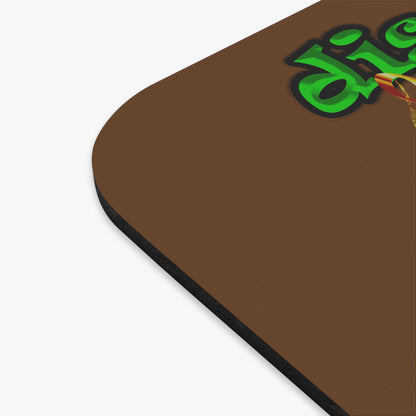 disc jockey - Mouse Pad (Rectangle) (brown)