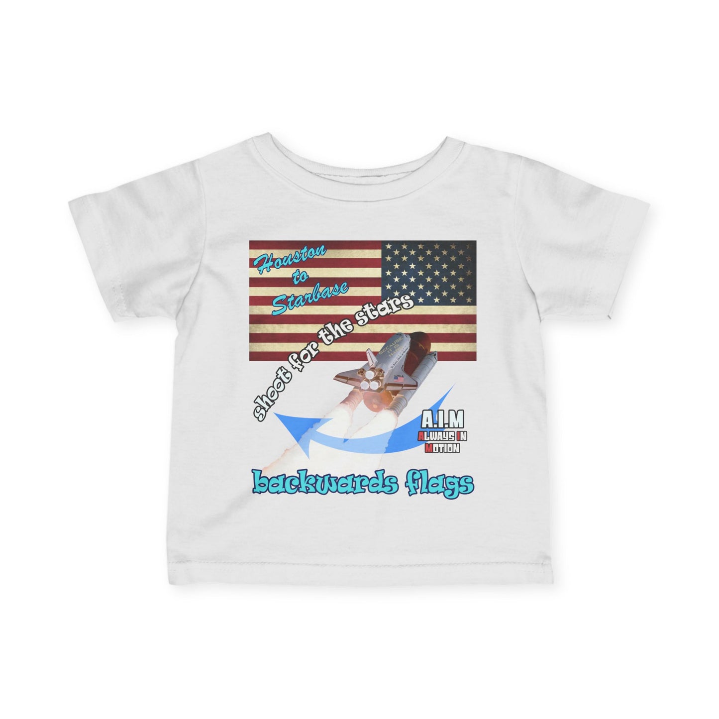 shoot for the stars - Infant Fine Jersey Tee