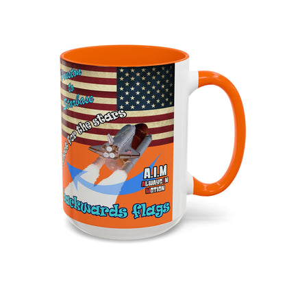 shoot for the stars - Accent Mug (crusta)