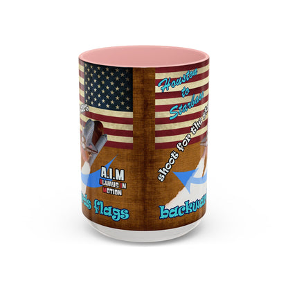 shoot for the stars - Accent Mug (brown papyrus)