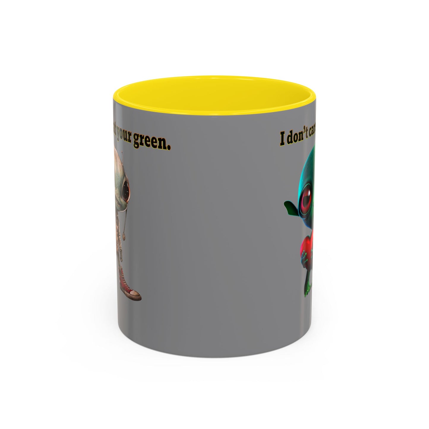 I don't care that your grey - Accent Mug (grey)