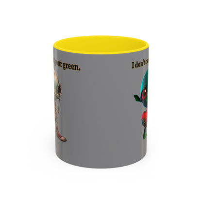 I don't care that your grey - Accent Mug (grey)
