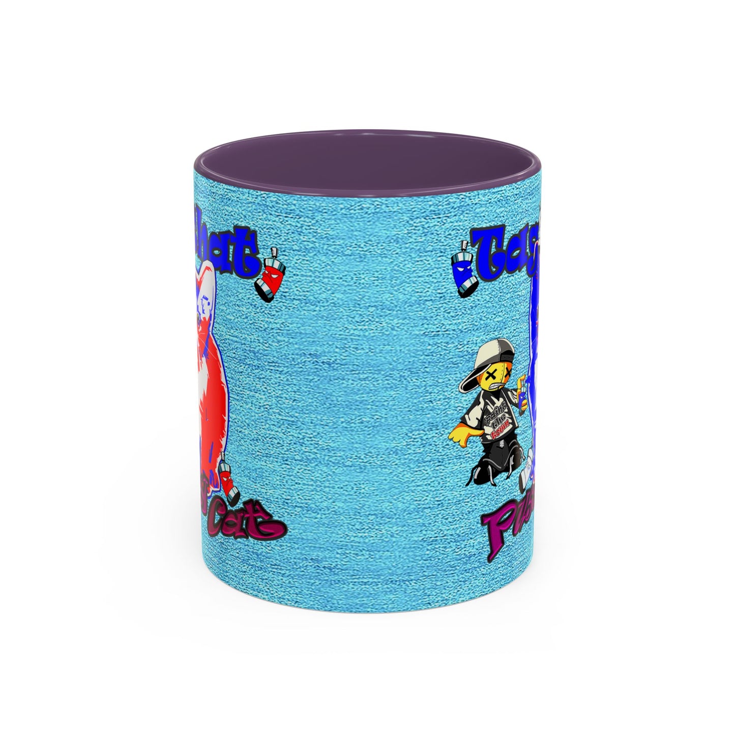 tag that - Accent Mug (faded blue)