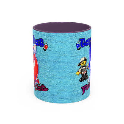tag that - Accent Mug (faded blue)