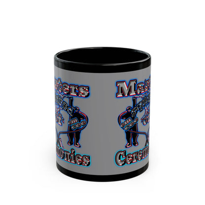 em cee squared - Black Mug (grey)