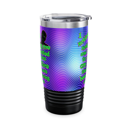 noticed you noticing - Ringneck Tumbler, 20oz (purple wave)