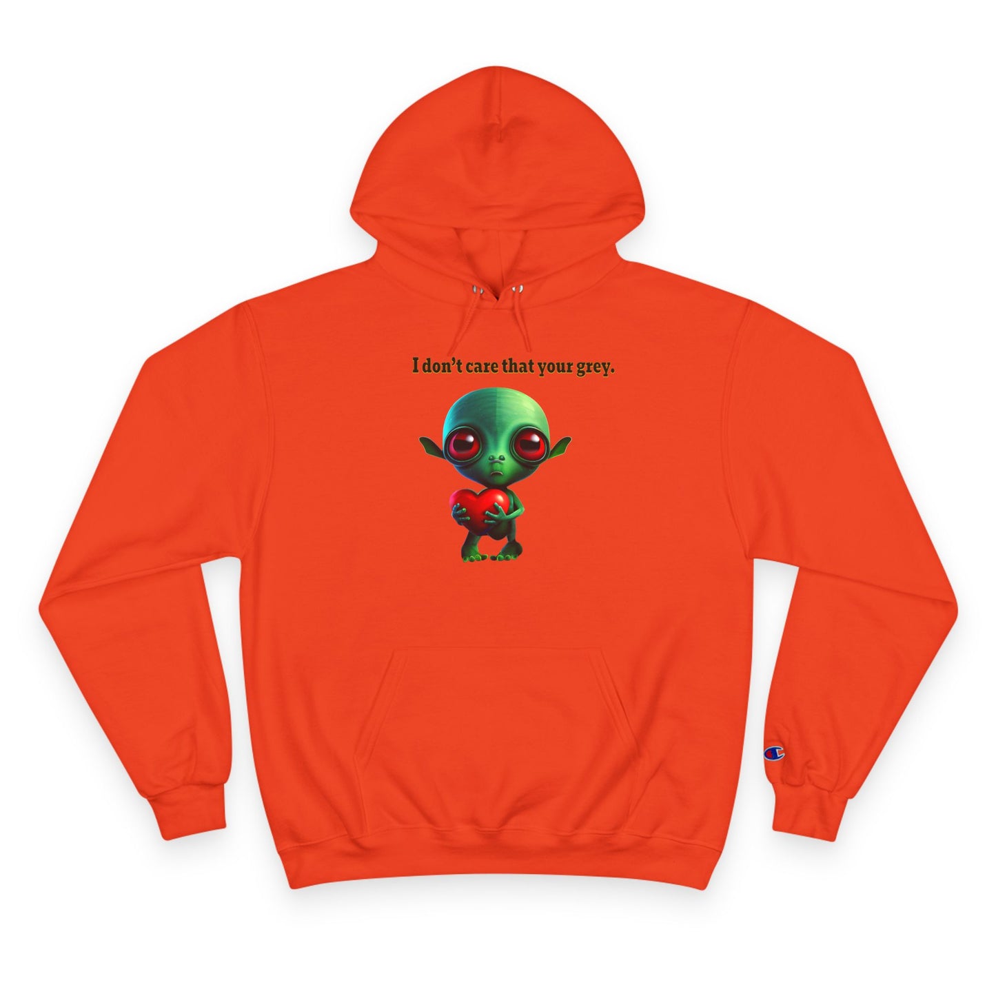 I don't care that your grey - Champion Hoodie