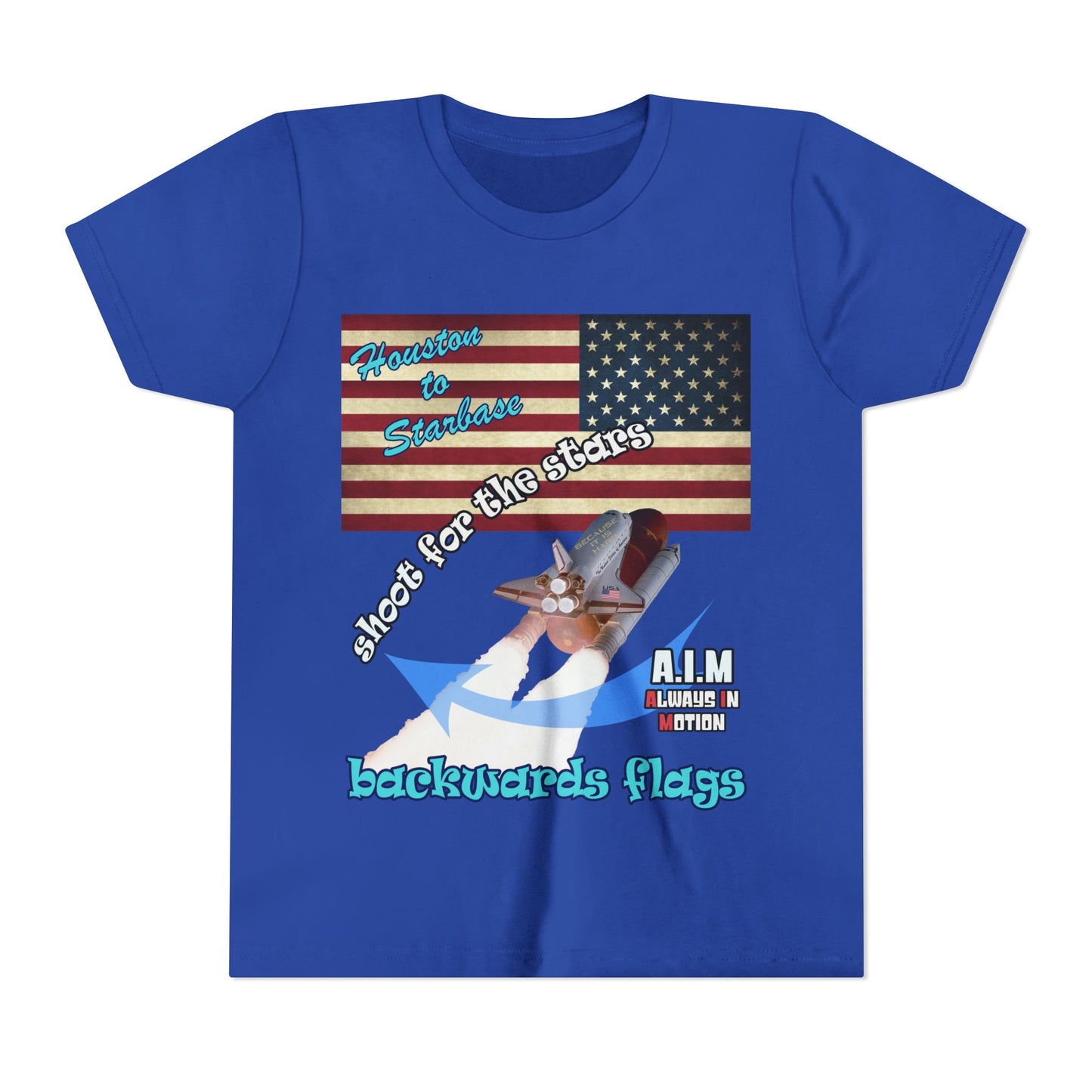 shoot for the stars - Youth Short Sleeve Tee