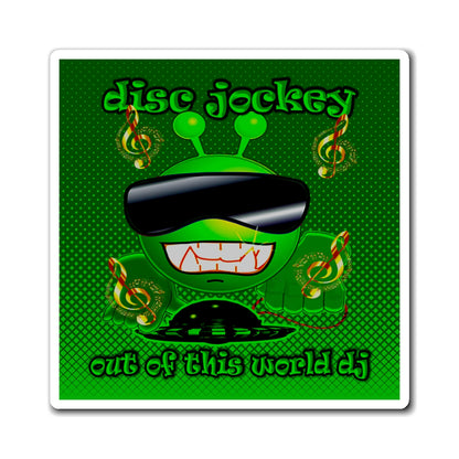 disc jockey - Magnets - (logo green)