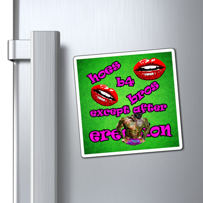 hoes b4 bros - Magnets - (green turf)