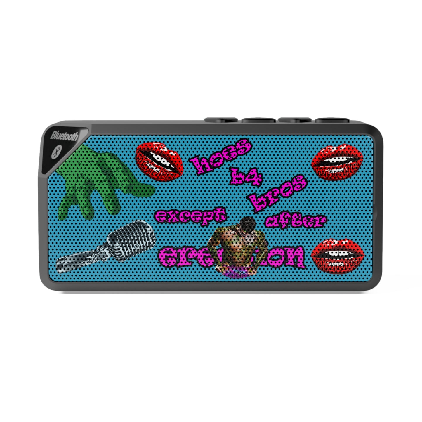 hoes b4 bros - Jabba Bluetooth Speaker (turquoise)
