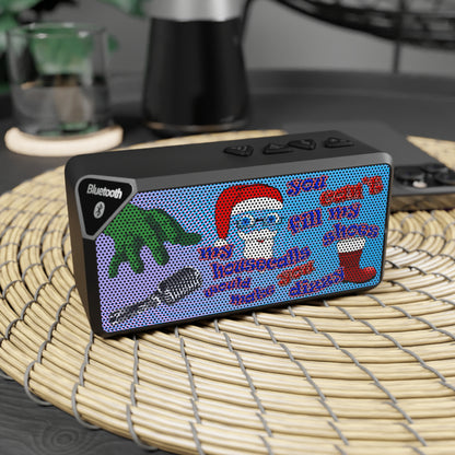santa's shoes - Jabba Bluetooth Speaker (light blue-purple wave)