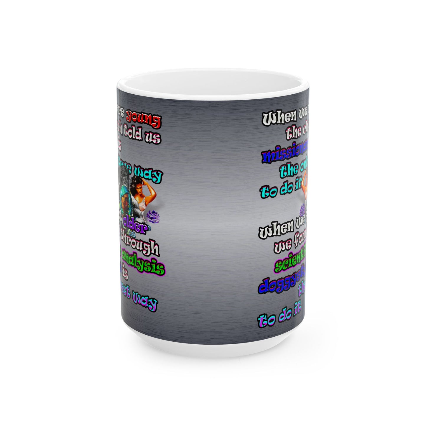 doggystyle - White Mug (brushed nickel)