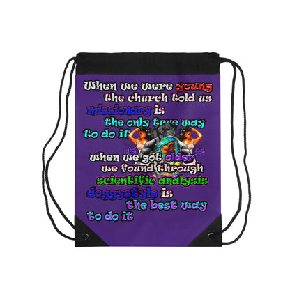 doggystyle - Drawstring Bag (purple)