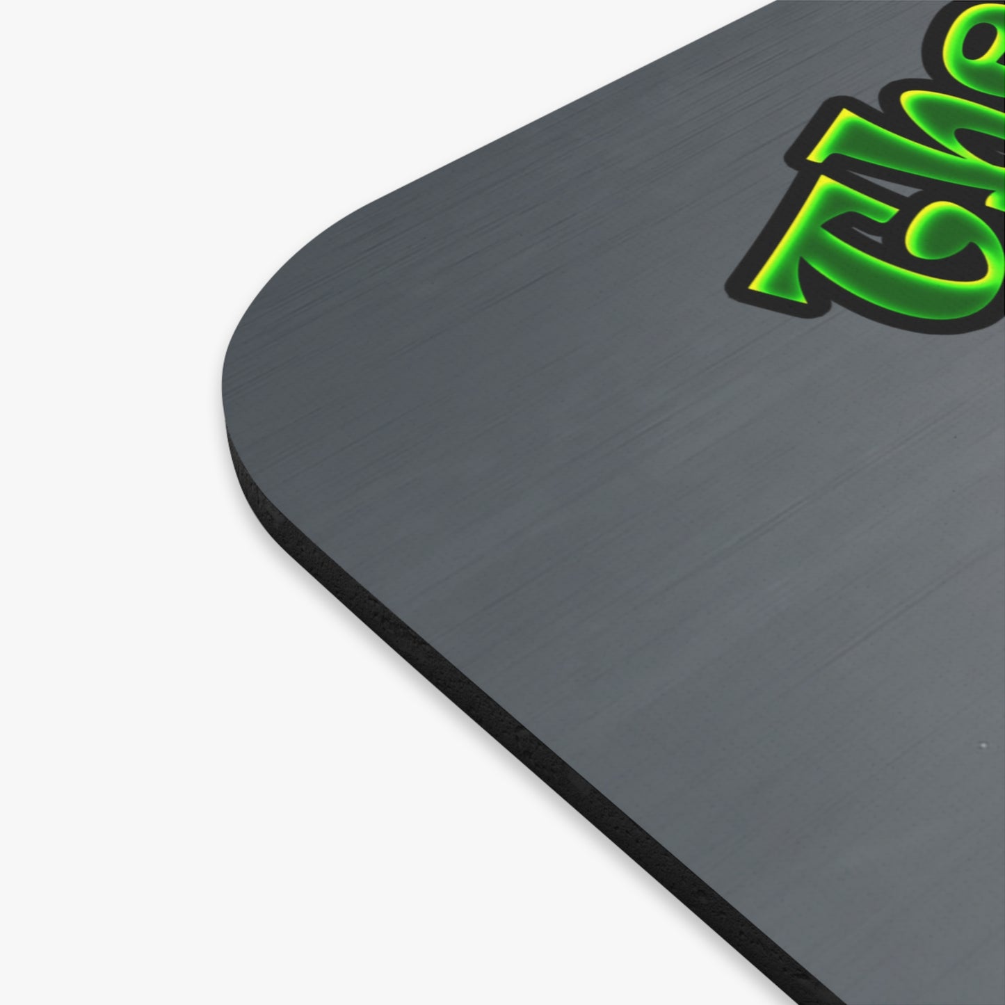 green monster - Mouse Pad (Rectangle) (grey-light grey)