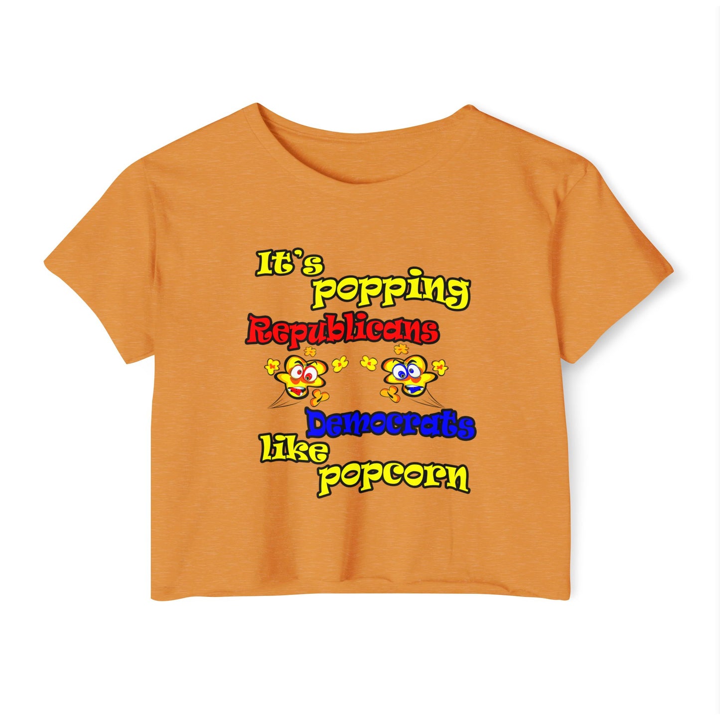 popping like popcorn - Women's Festival Crop Top