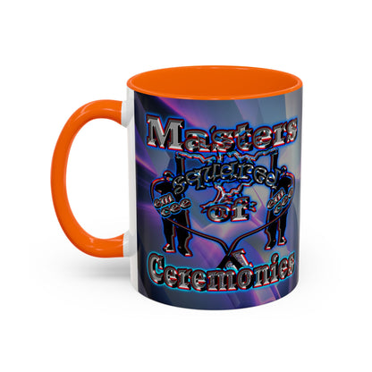 em cee squared - Accent Mug (grey-pink wave)