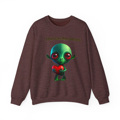I don't care that your grey - Unisex Heavy Blend™ Crewneck Sweatshirt