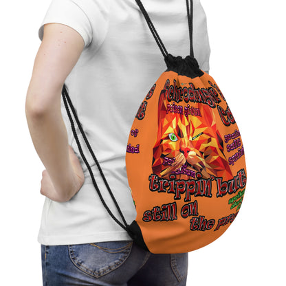 schrodinger's cat - Drawstring Bag (crusta)