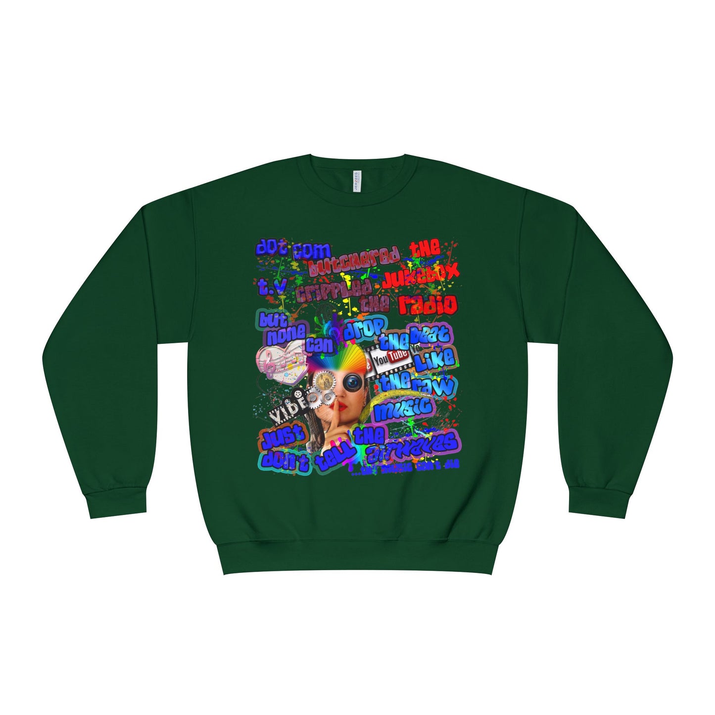 drop the beat - Unisex NuBlend® Crewneck Sweatshirt