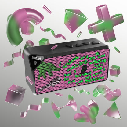 noticed you noticing - Jabba Bluetooth Speaker (light pink)