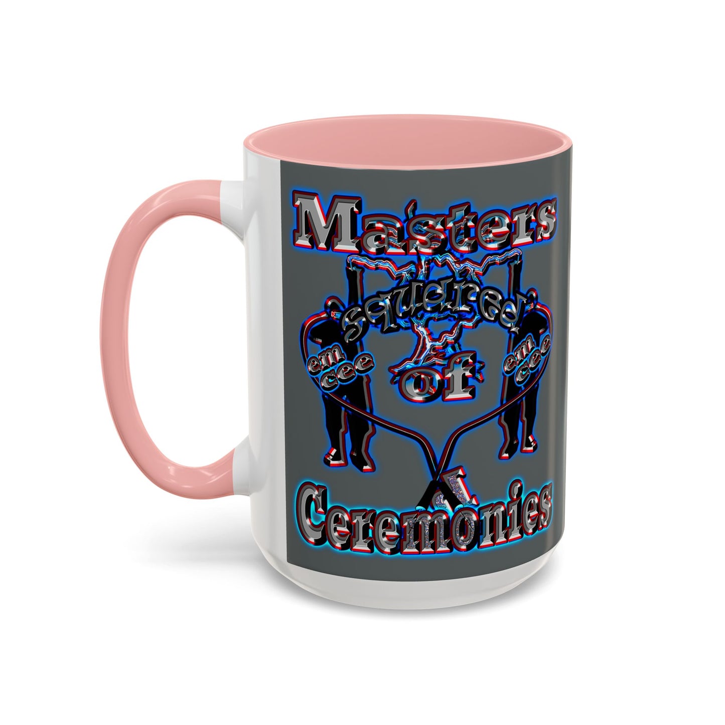em cee squared - Accent Mug (dark grey)