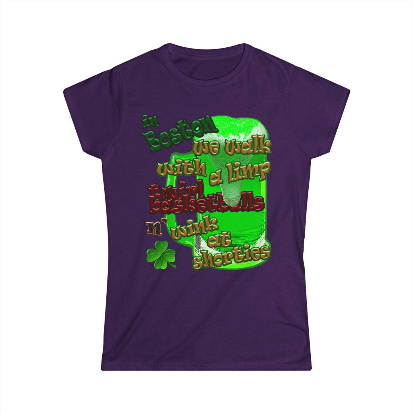 celtics logo - Women's Softstyle Tee