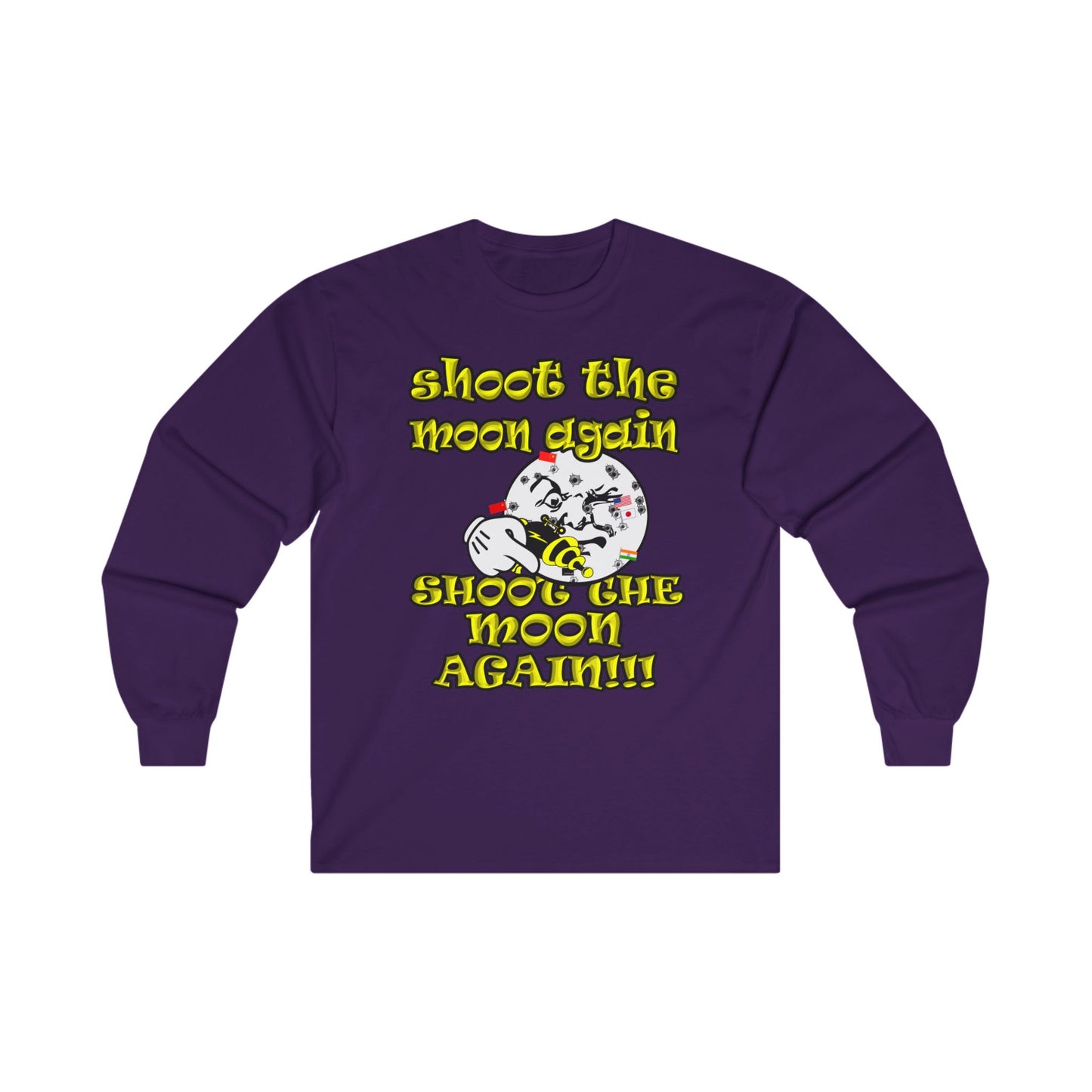 shoot the moon again - Ultra Cotton Long Sleeve Tee