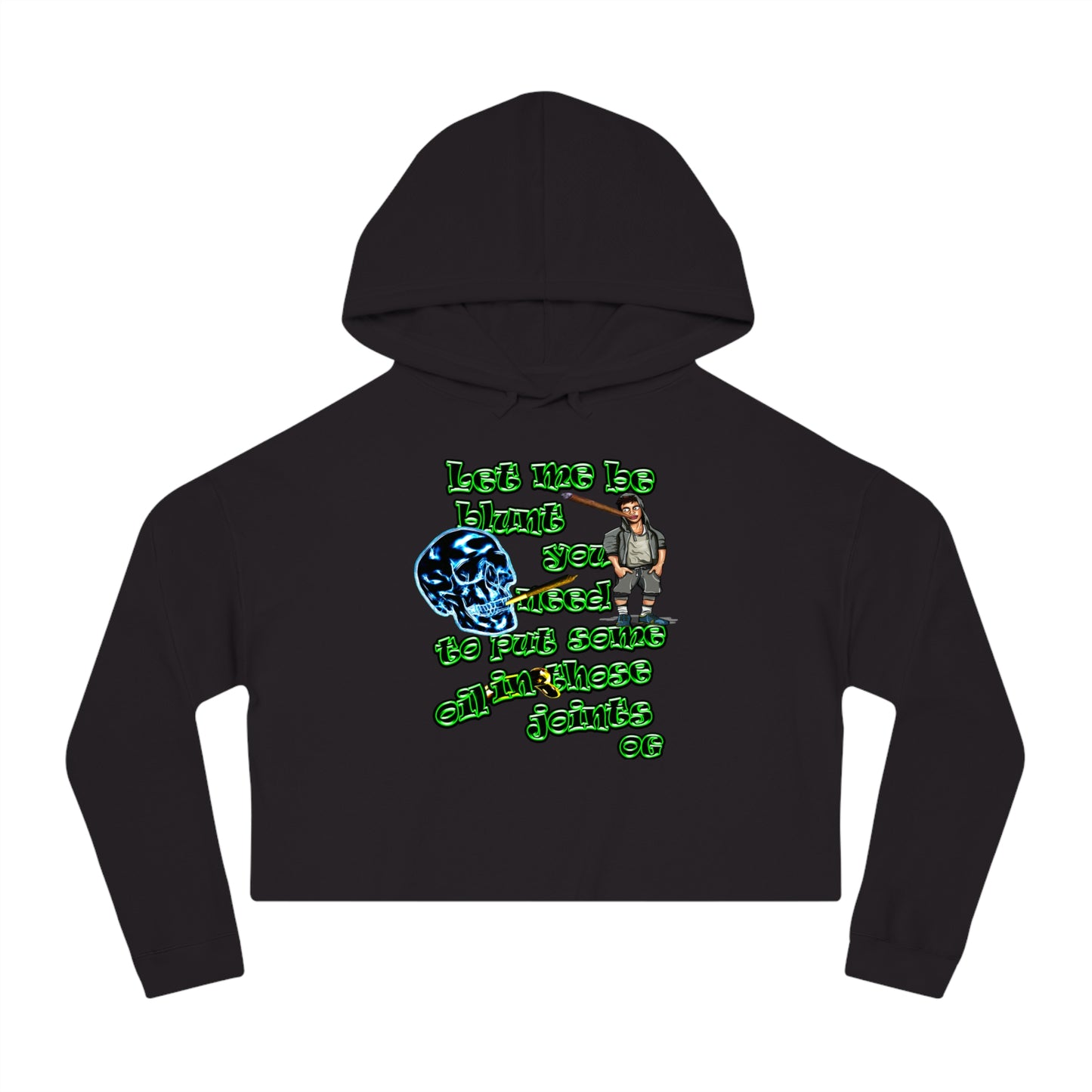 og - Women’s Cropped Hooded Sweatshirt