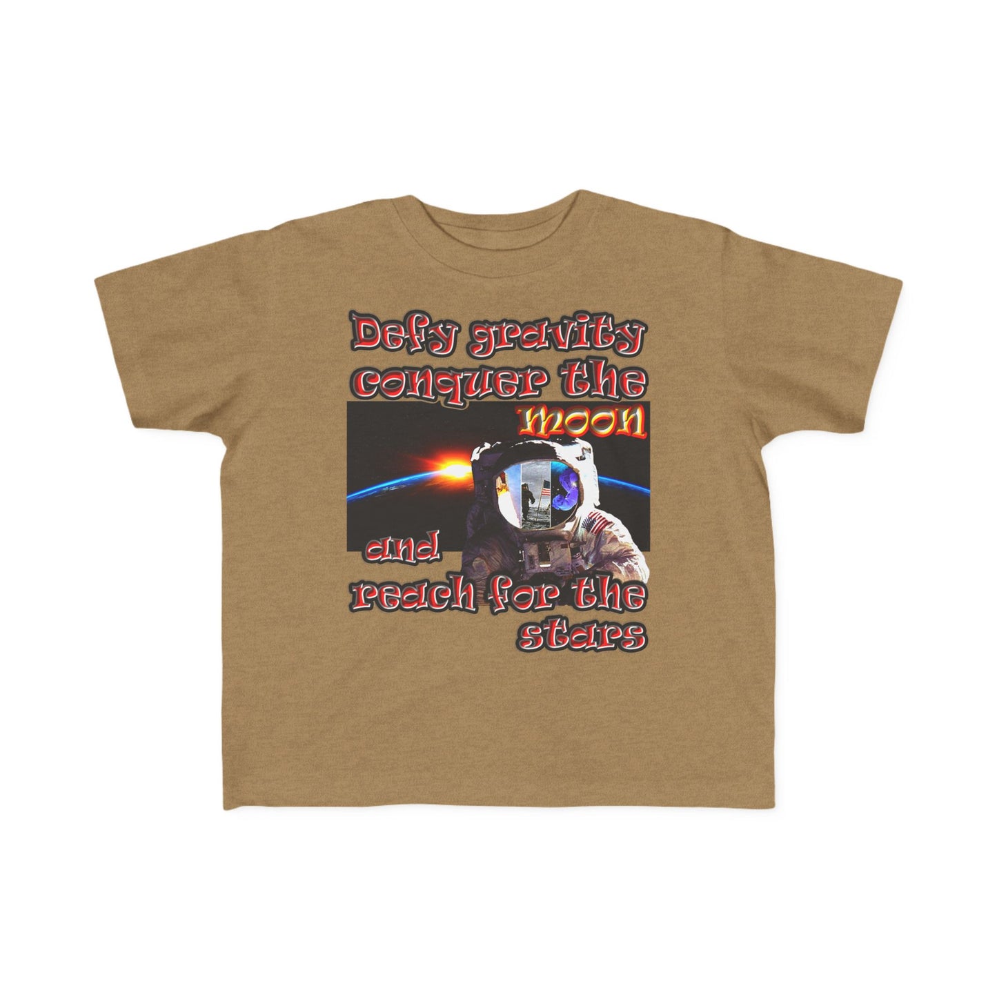 defy conquer reach - Toddler's Fine Jersey Tee