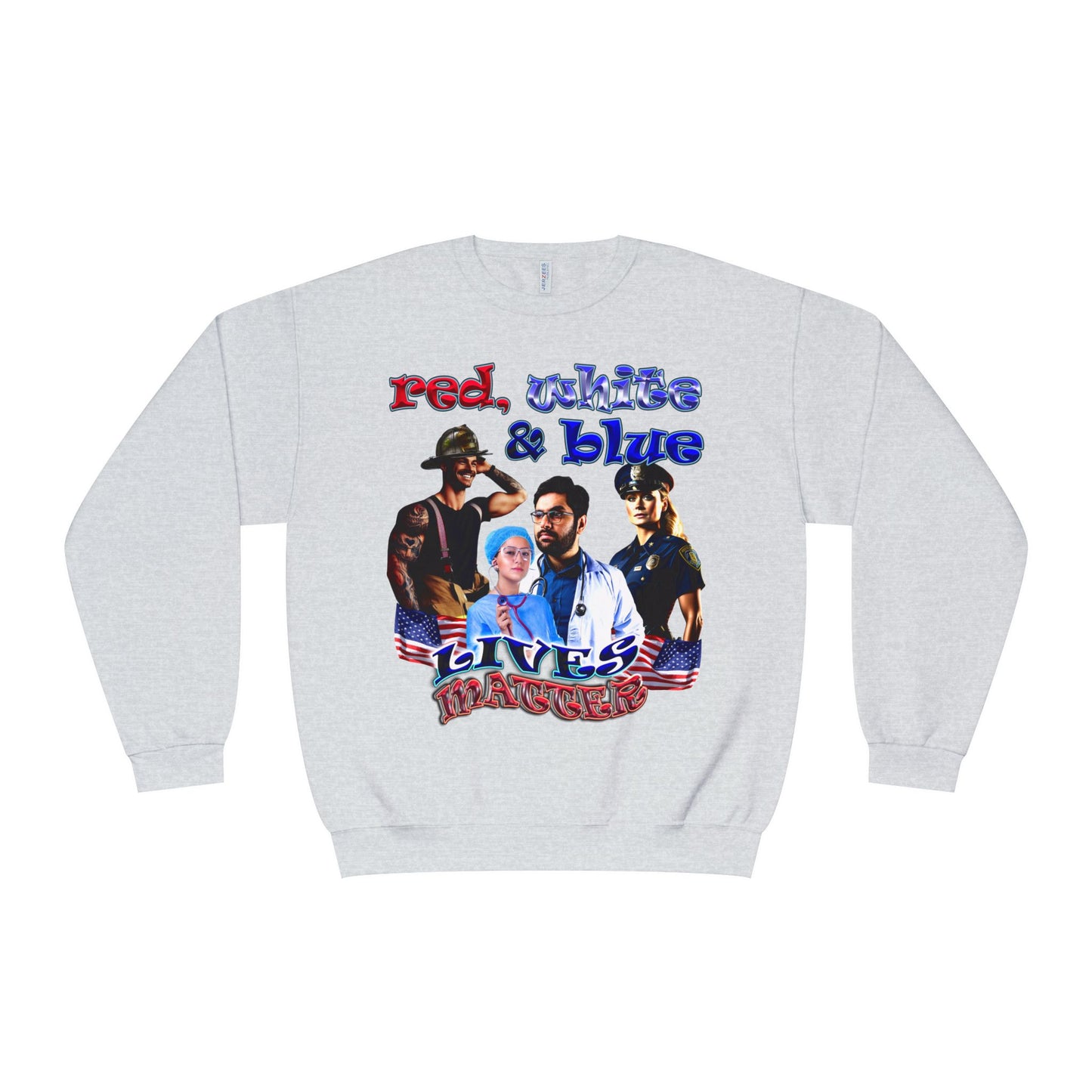 rw&b lives matter - Unisex NuBlend® Crewneck Sweatshirt