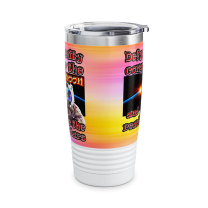 defy conquer reach - Ringneck Tumbler, 20oz (color blur)