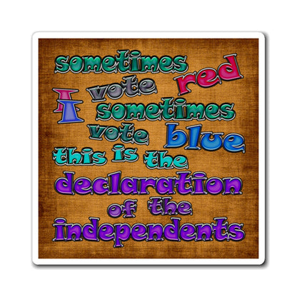 declaration of the independents - Magnets - (brown papyrus)