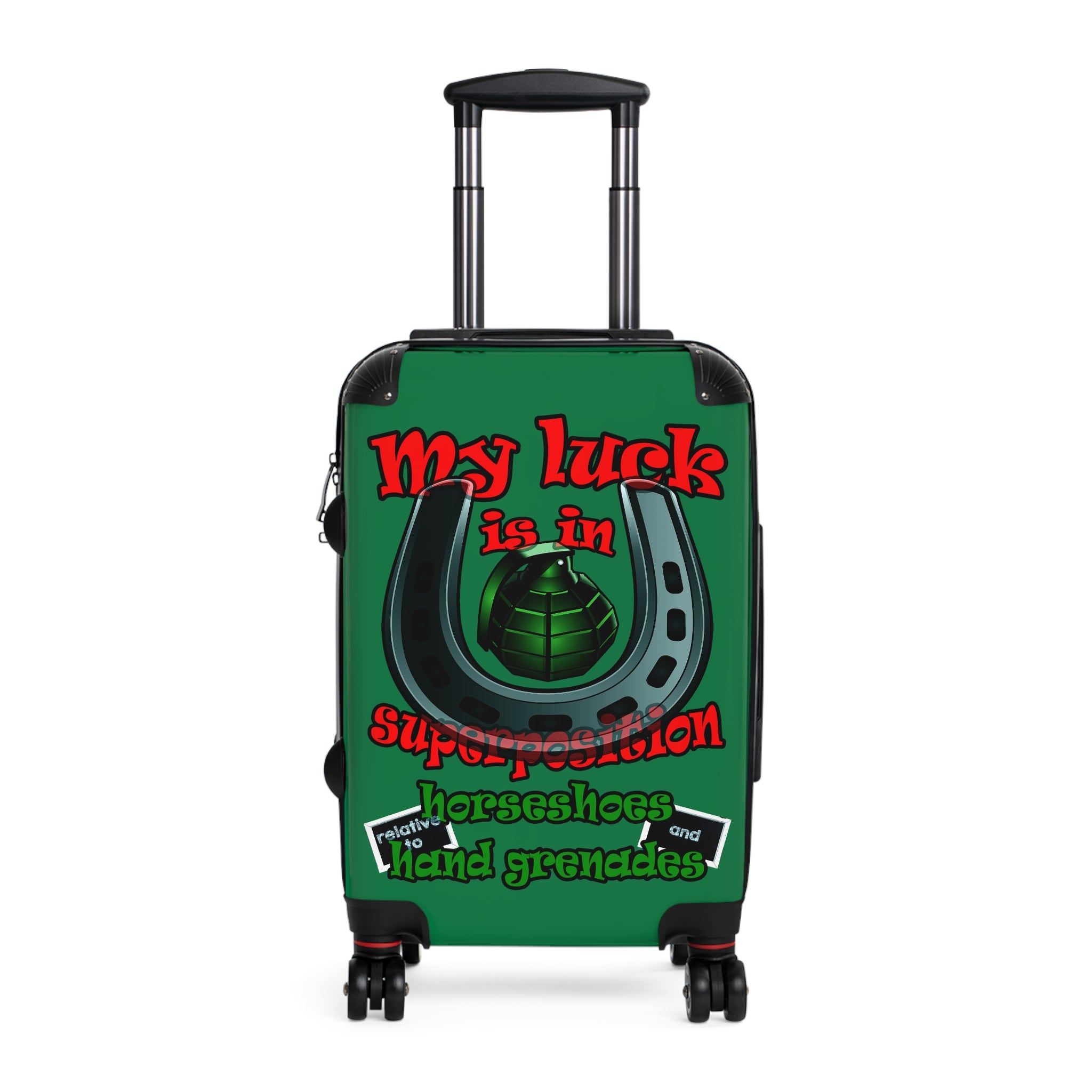 my luck - Suitcase (dark green)