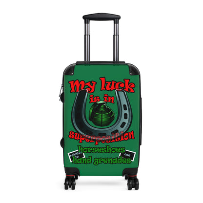 my luck - Suitcase (dark green)