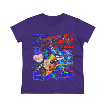 drop the beat - Women's Midweight Cotton Tee