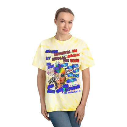 drop the beat - Tie-Dye Tee, Cyclone