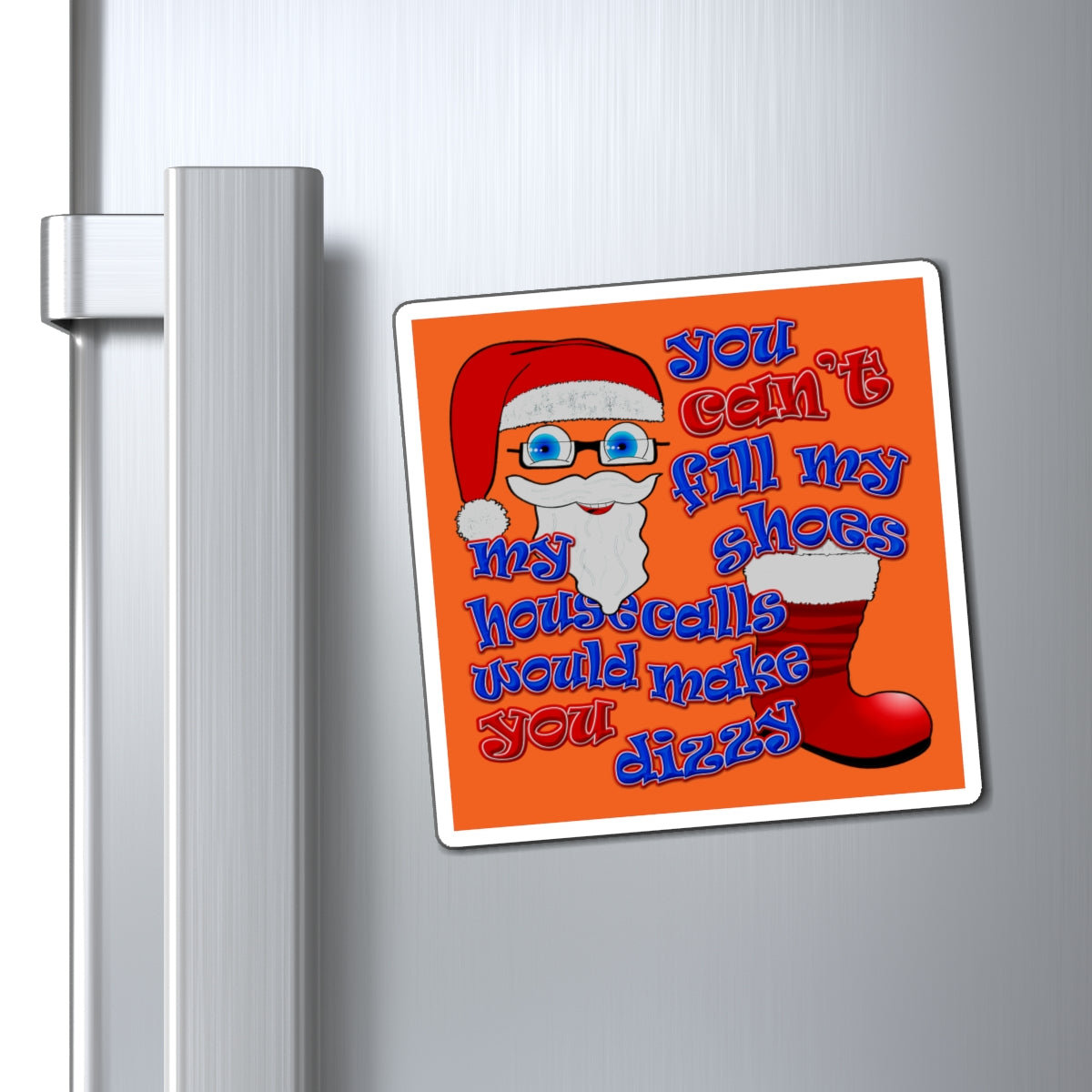 santa's shoes - Magnets - (orange)