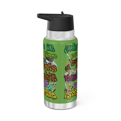 the bum's shit - Gator Tumbler, 32oz (green)