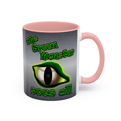 green monster - Accent Mug (brushed nickel)