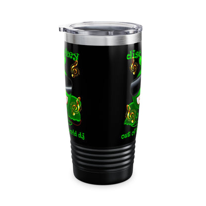disc jockey - Ringneck Tumbler, 20oz (black)