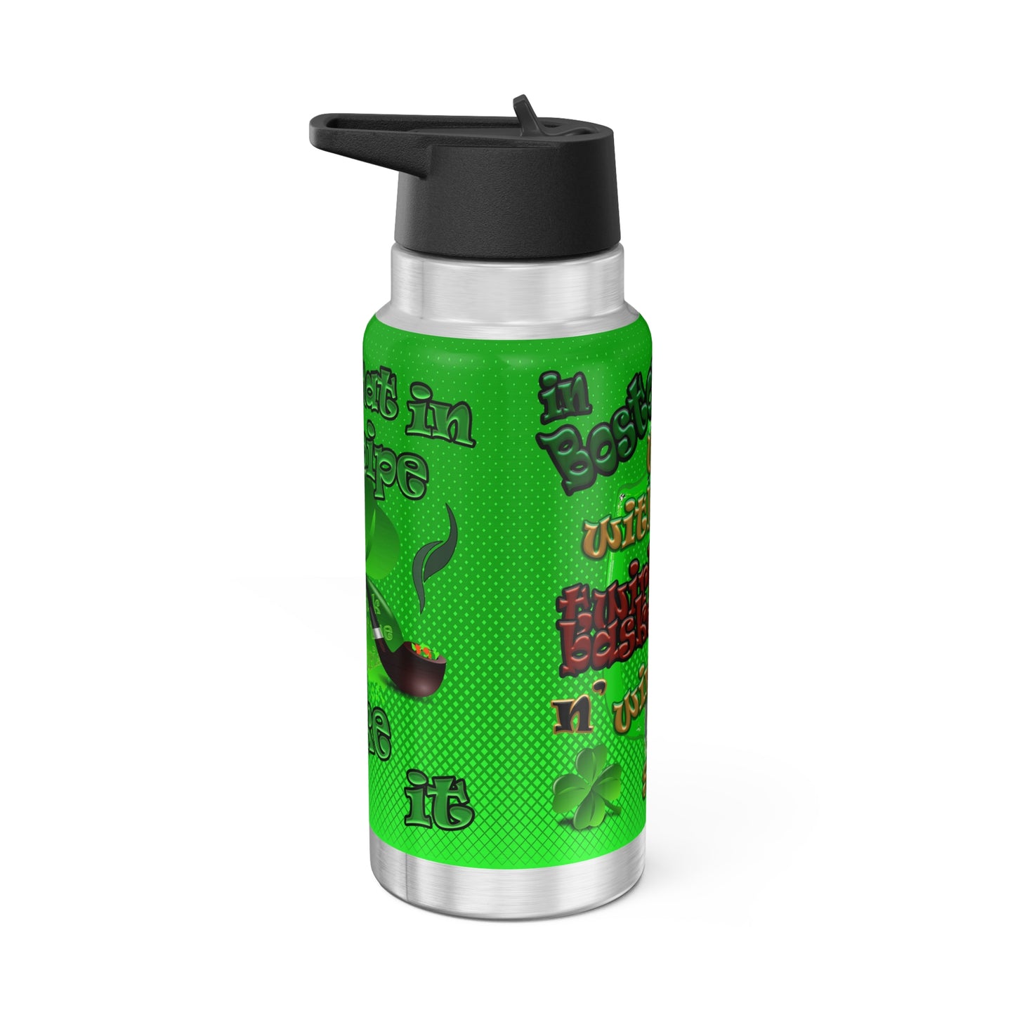 celtics logo - Gator Tumbler, 32oz  (logo green)