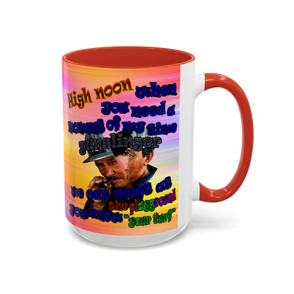 high noon - Accent Mug (color blur)