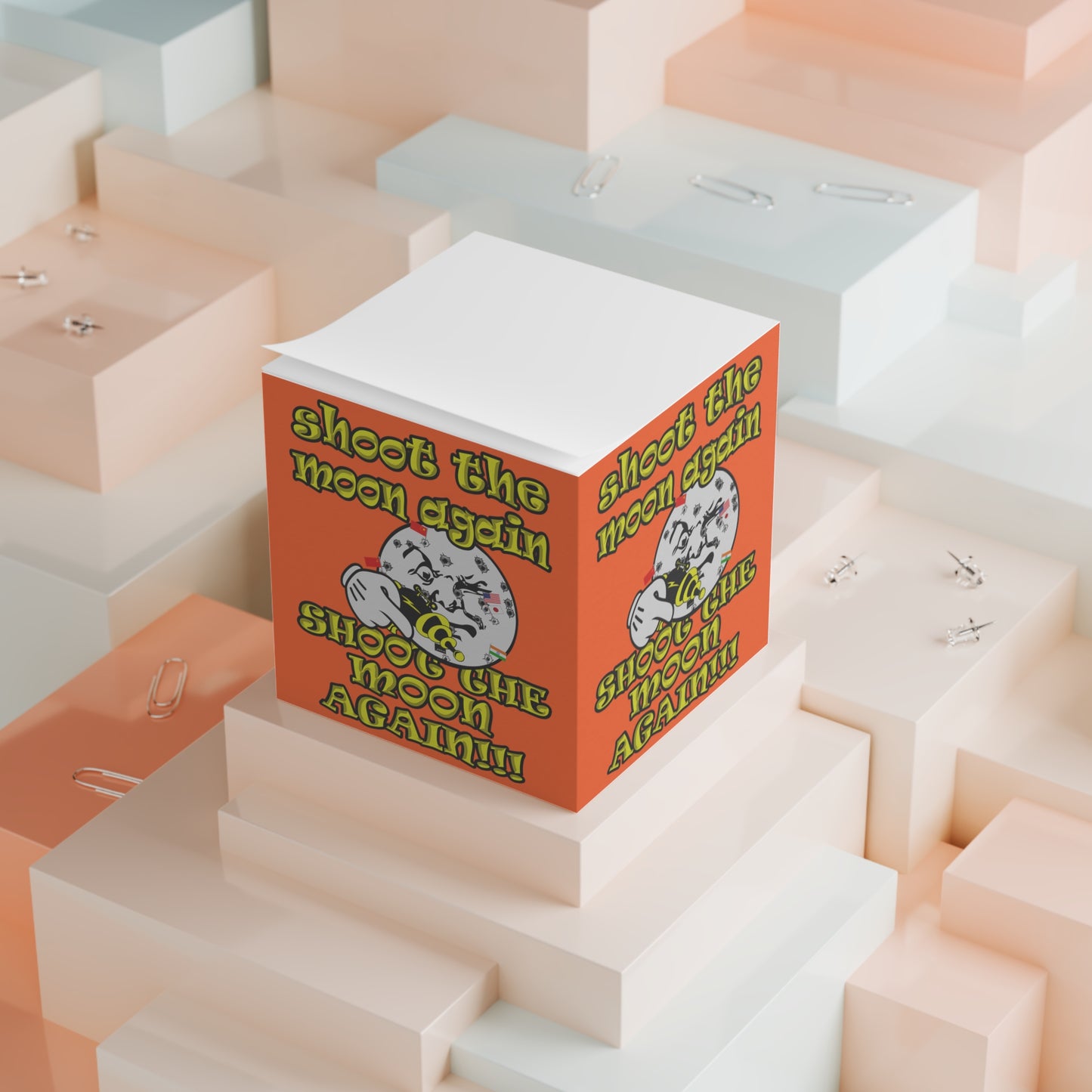 shoot the moon again - note cube (orange)