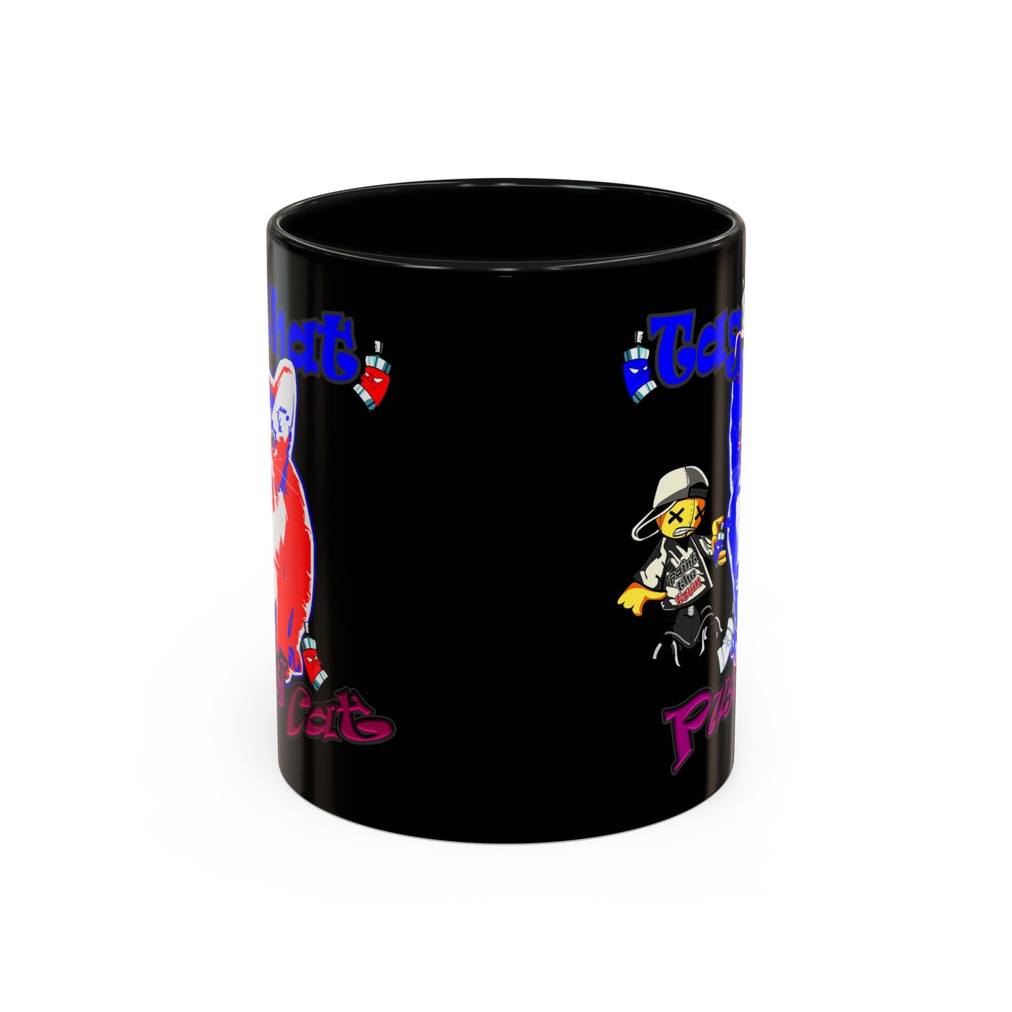 tag that - Accent Mug (black)